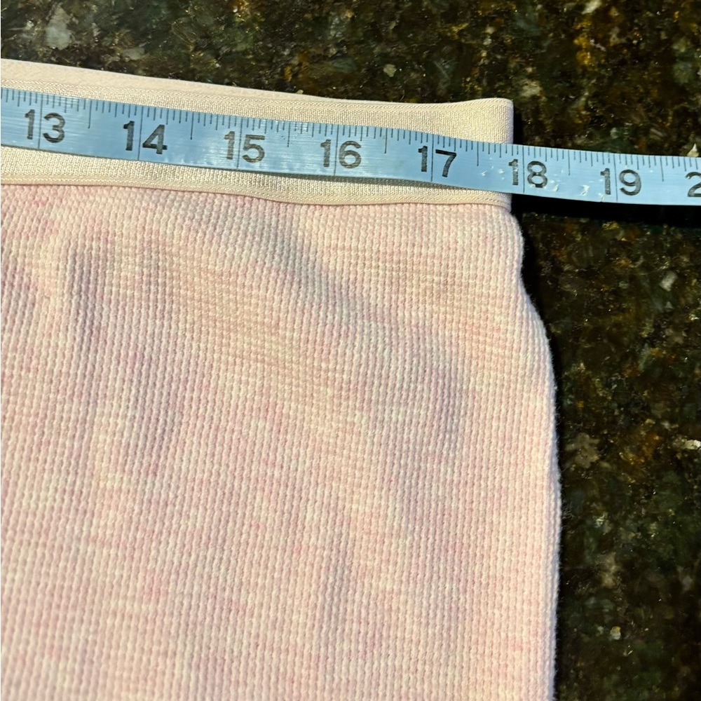 🩷Victoria’s Secret Thermal Long PJ Set in Baby Pink NWOT Jogger Pant Size XL🩷 - Picture 9 of 10